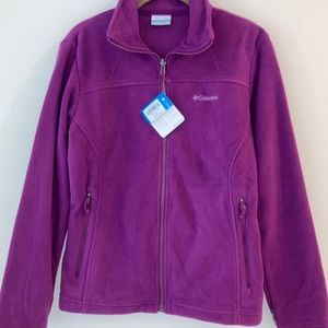 Women’s Columbia Fleece Falls ll Full Zip jacket -med- -purple-